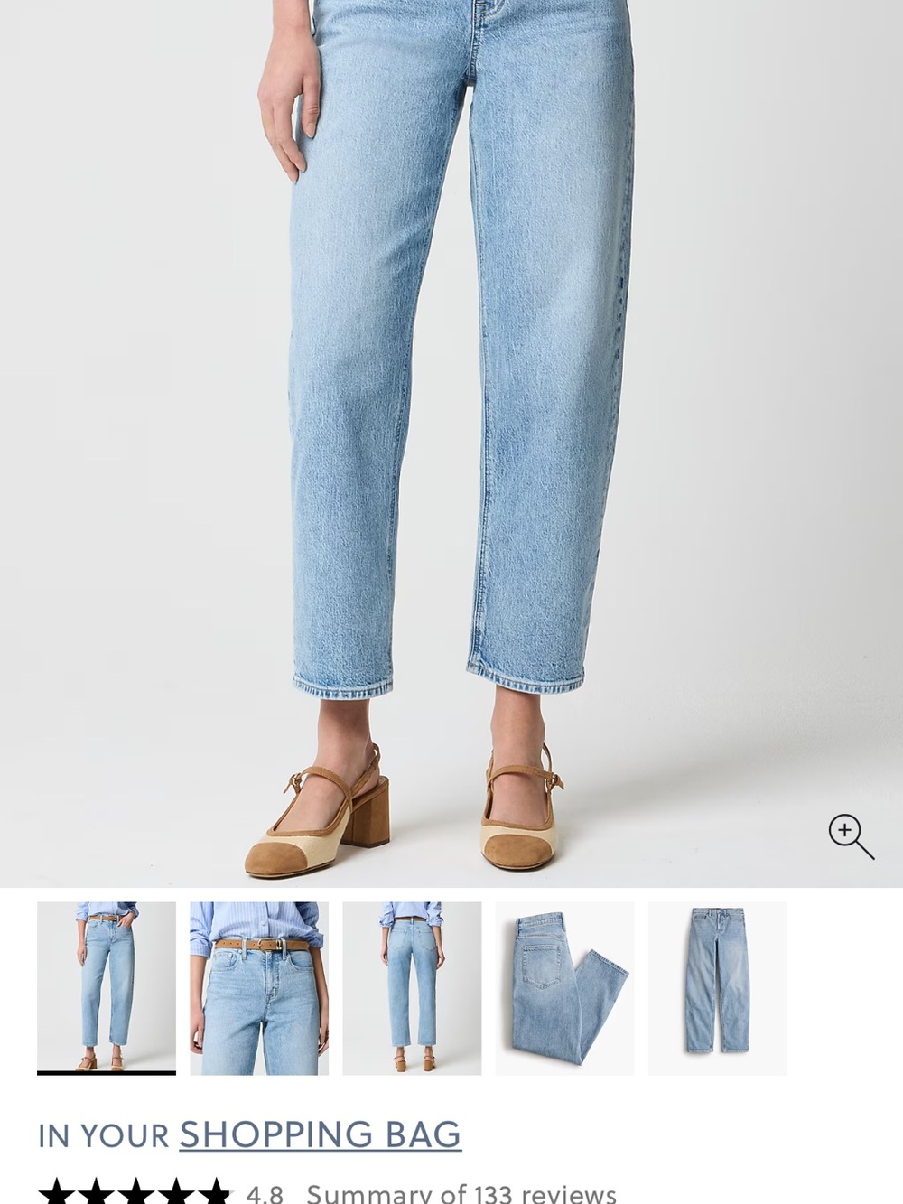 J. Crew Barrel Jeans